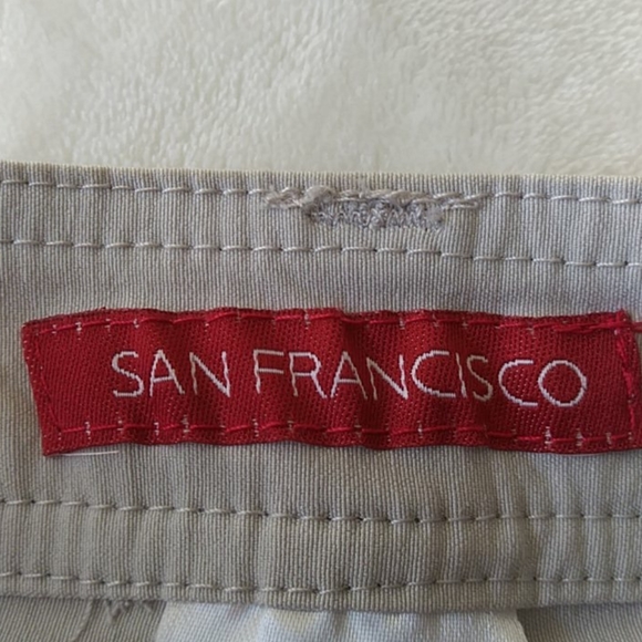 Stretch Western Pleated Silver Accent Gray Skirt - Picture 2 of 12